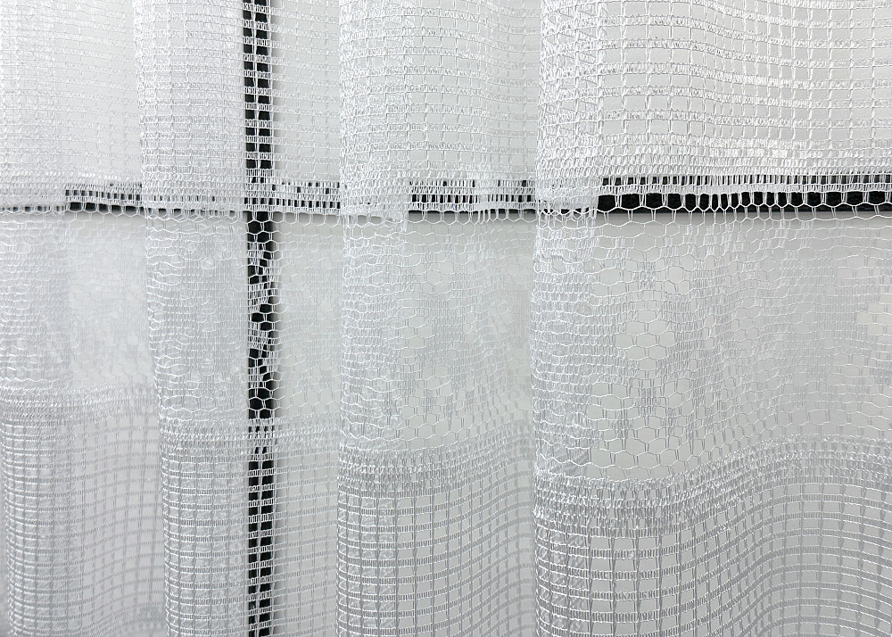 Тюль сетка VR-Textil Juli № 1715т Арка на кухню цвет белый 400х160 см (53-0044) Киев - изображение 4