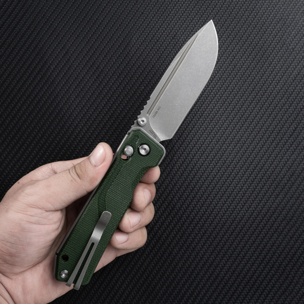 Ніж складаний SRM Rubik 7228B-MG, зелений Киев - изображение 7