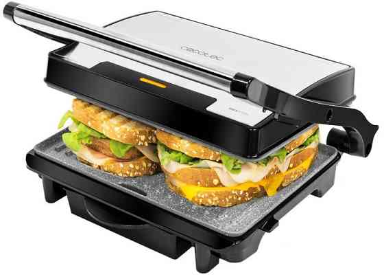 Гриль Cecotec Rock"nGrill 1500 Rapid CCTC-03065 (8435484030656) ( сірий, чорний ) Харків