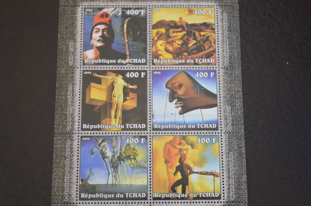 Чад. Искуство. Личности. Блок. 2002 рік (В-8) Полтава - фото 1