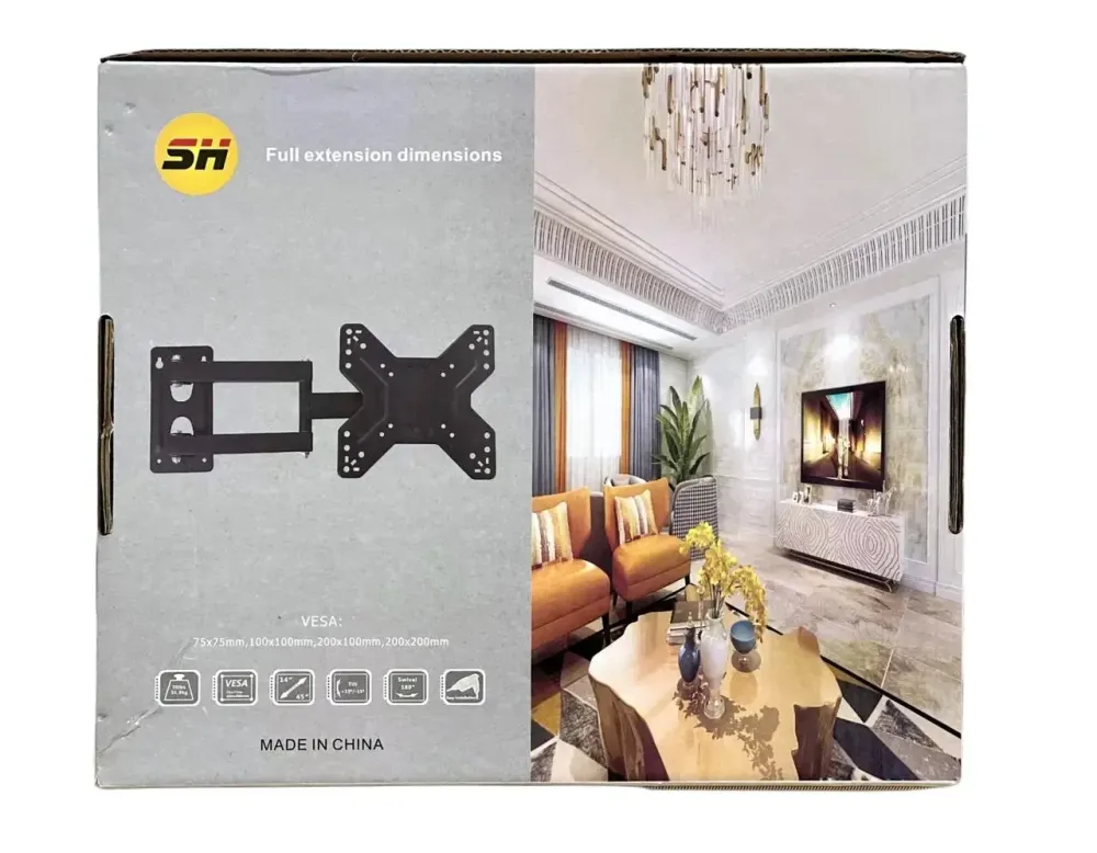 Консольный настенный крепеж для телевизора 14–45 дюймов, прочная конструкция, грузоподъемность до 30 кг Одесса - изображение 7