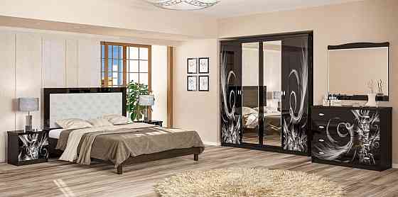 Ліжко 1600 з м'яким бильцем без ламелей Єва Львів