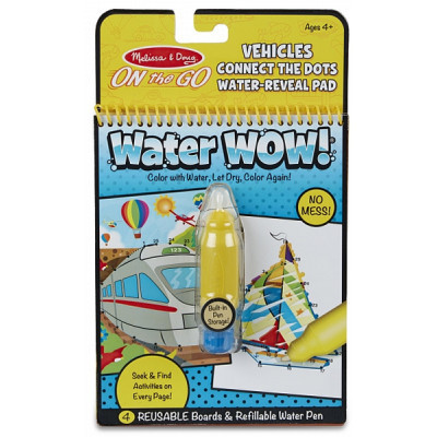 Набор для творчества Melissa&Doug волшебная водная раскраска по точкам Транспортные средства (MD31951) Винница - изображение 1