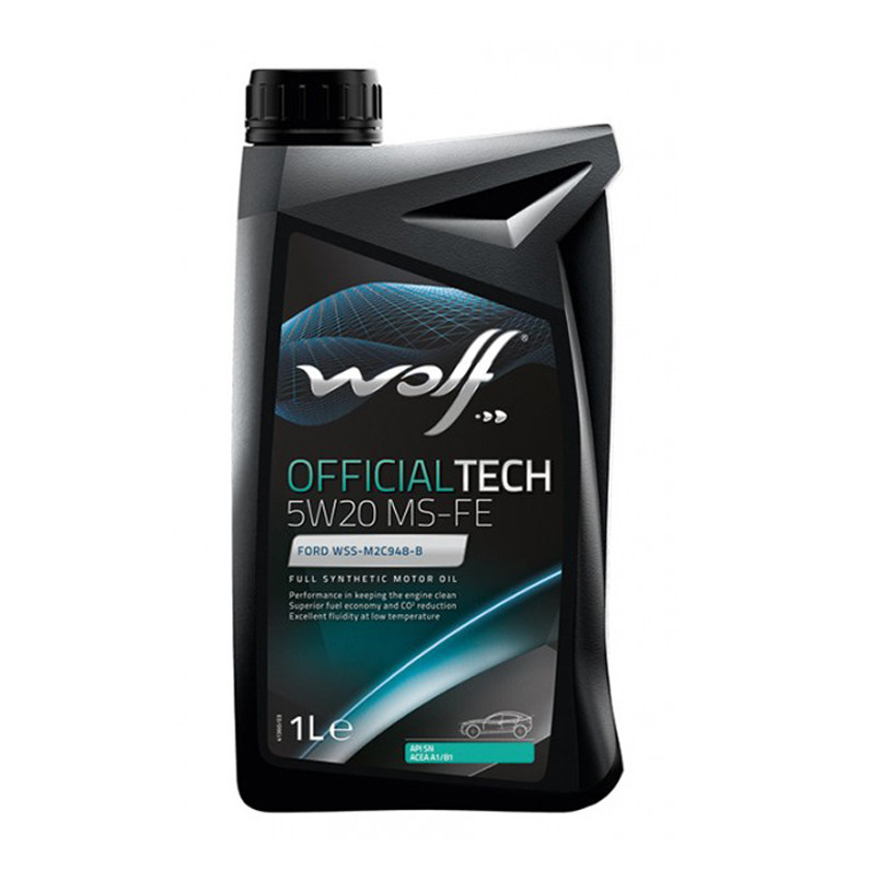 Моторное масло Wolf Official Tech MS-FE 5W-20 1л Львов - изображение 1