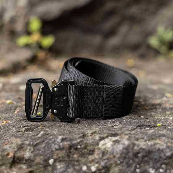 Ремінь Тактичний метал В2 Чорний Київ