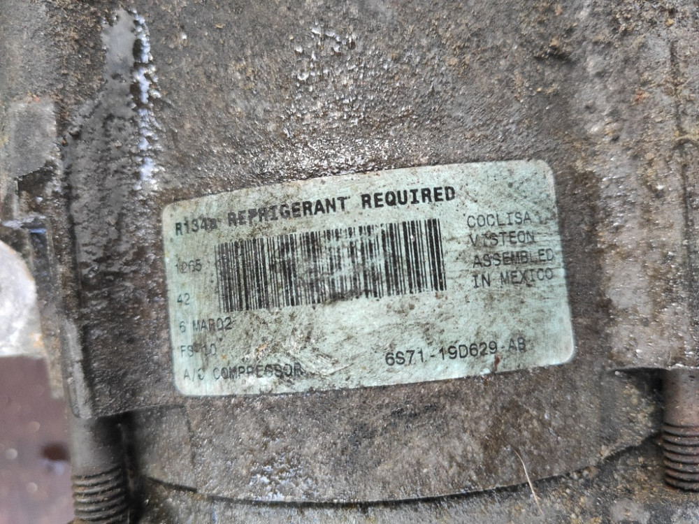 Компресор кондиціонера Ford Mondeo 2.0 / 2.2 tdci 2000-2007 (6S71-19D629-AB) Ковель - фото 4