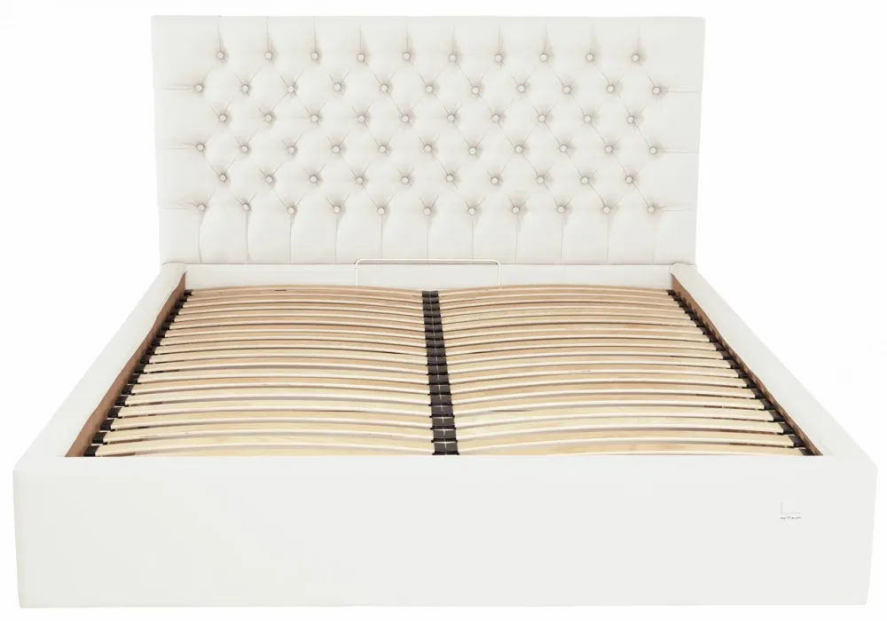 Кровать Двуспальная Cambridge Comfort 180 х 190 см Fly 2200 С подъемным механизмом и нишей для белья Белый Киев - изображение 1