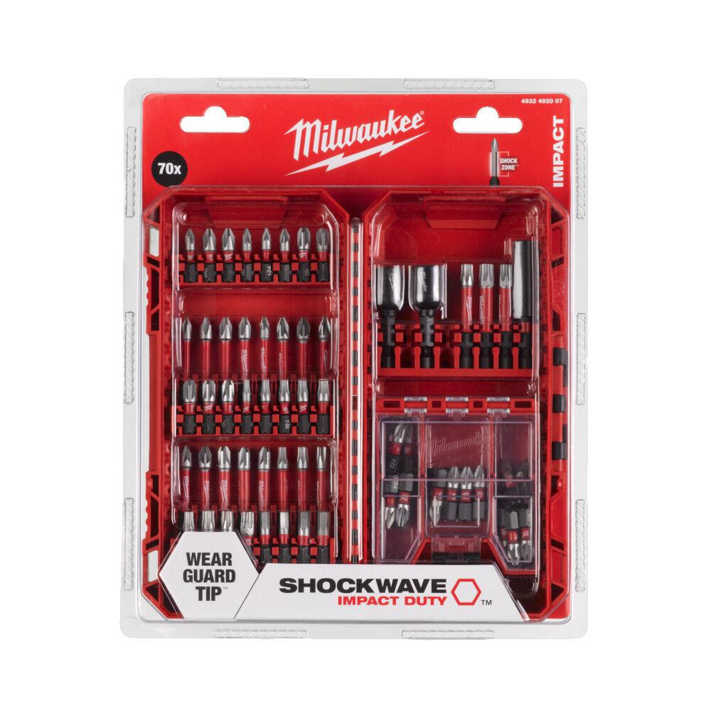 Набор бит SHOCKWAVE PACKOUT MILWAUKEE, (70шт) пластиковый кейс Одесса - изображение 2