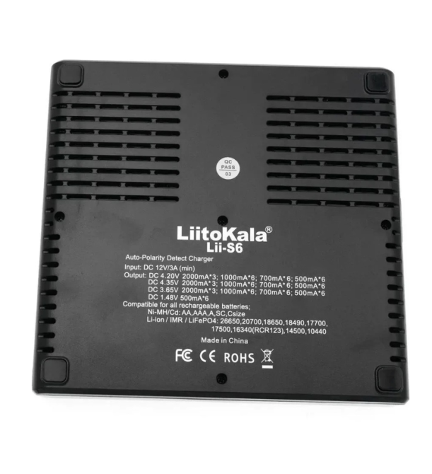 Универсальное зарядное устройство Liitokala Lii-S6 (6 каналов) с блоком питания Киев - изображение 2