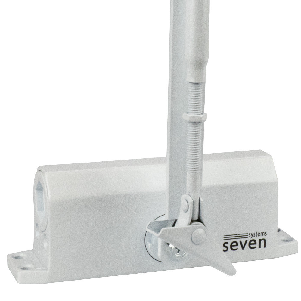Доводчик дверей 40-65 кг SEVEN DC-7742 white Київ - фото 10