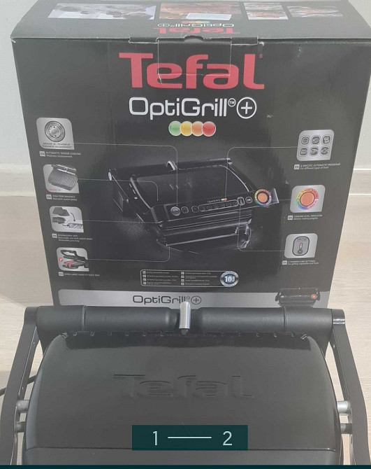 Электро- Гриль прижимной: Tefal OptiGrill + GC712834 Киев - изображение 1