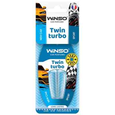 Ароматизатор для автомобіля WINSO Twin Turbo - New Car Fresh (538770) Вінниця
