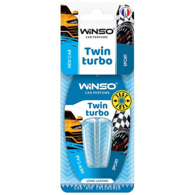Ароматизатор для автомобиля WINSO Twin Turbo - New Car Fresh (538770) Винница - изображение 1