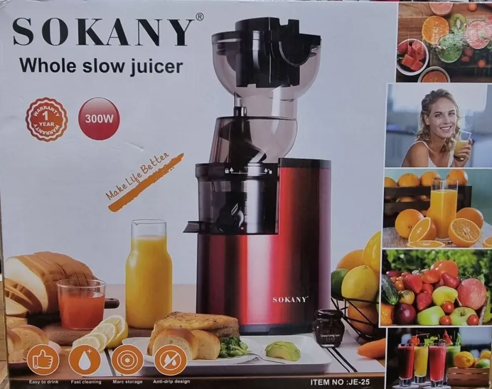 Шнековая соковыжималка Sokany SK-01003 Овощерезка Коломия - фото 5