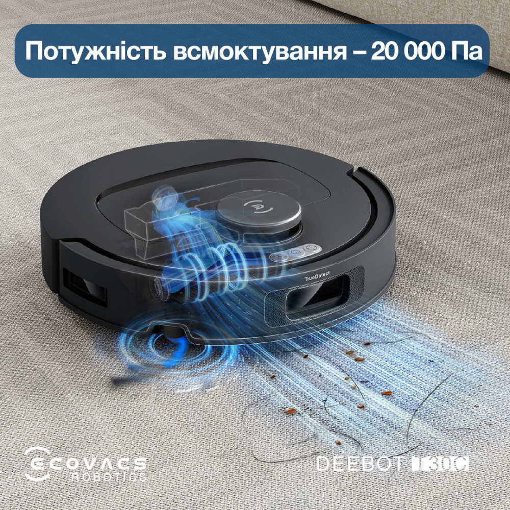 Робот-пилосос Ecovacs Deebot T30C Black (DLX71) ( 15171 ) Харків - фото 8
