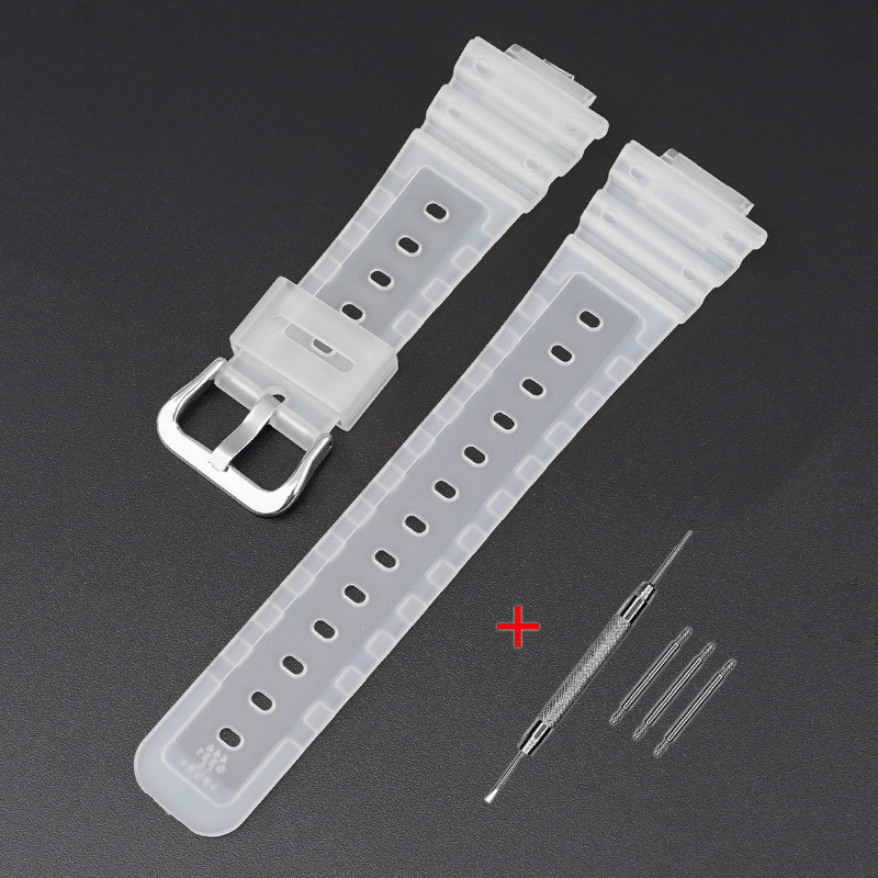 Ремешок для Casio G-Shock GA-2100/2110 Translucent Silver SBR Киев - изображение 1