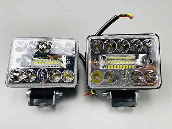 Фара прямокутна 18Led chip 3030 9-80V IP67, автомобільне освітлення Мукачево