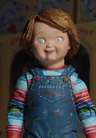 NECA Лялька Чакі. Фігурка із фільму Чакі. Іграшка Chucky. Чаки із змінними аксесуарами 10 см Київ