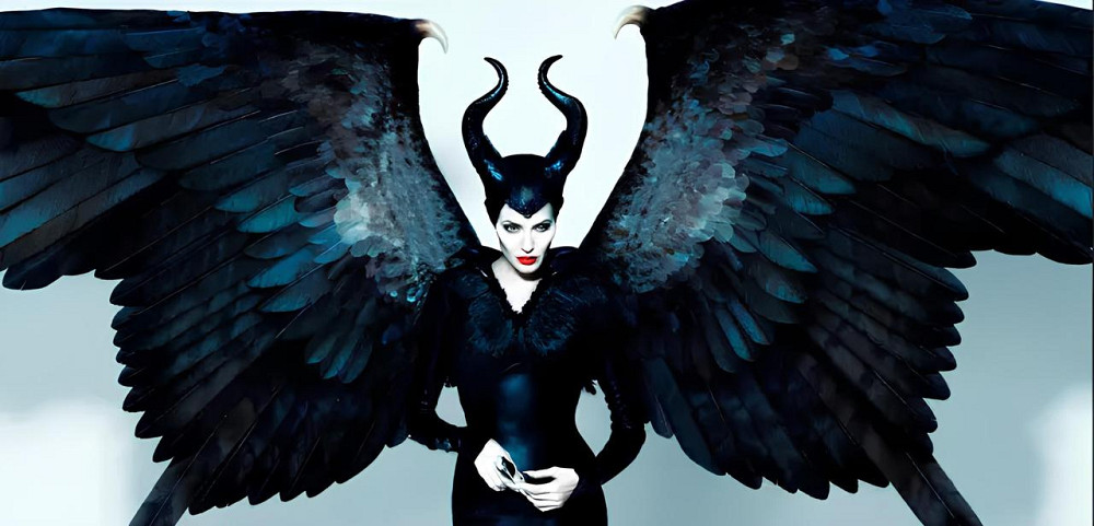 Рога Малефисенты RESTEQ — головной убор для косплея и Хэллоуина в стиле культового персонажа из фильма 