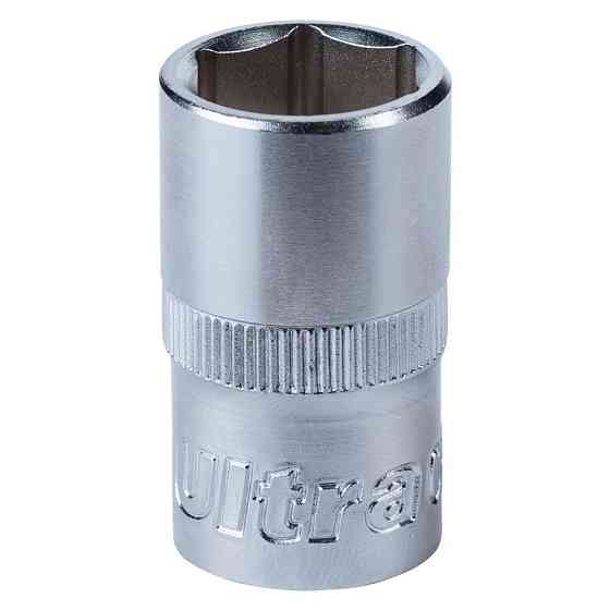 Насадка шестигранна коротка 1/2" 16мм CrV ULTRA (6070162) Рівне