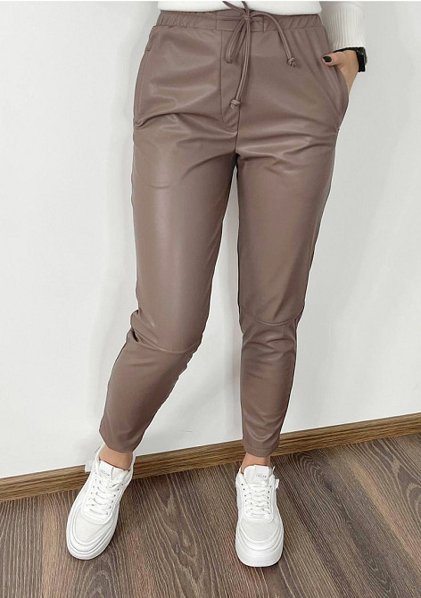 Теплі штани з екошкіри на хутрі "Richy" оптом | Норма Київ - фото 5