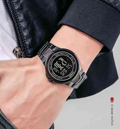 Чоловічий наручний годинник Skmei 1712 Чорний Вінниця