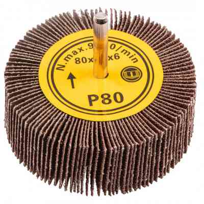 Круг зачистний Graphite пелюсткові з хвостовиком, 80 x 30 мм, K80 (55H762) Вінниця