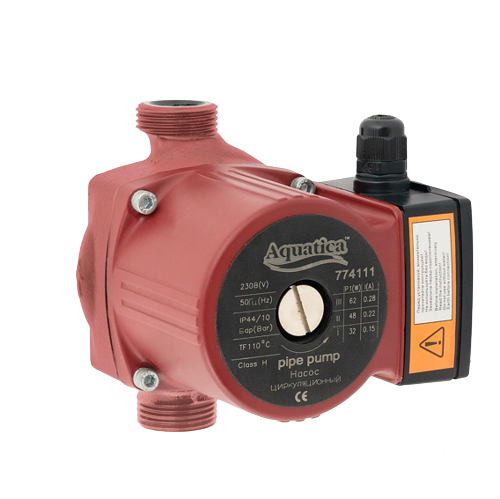 Насос циркуляційний 0,1кВт 6м 75л/хв Ø1½