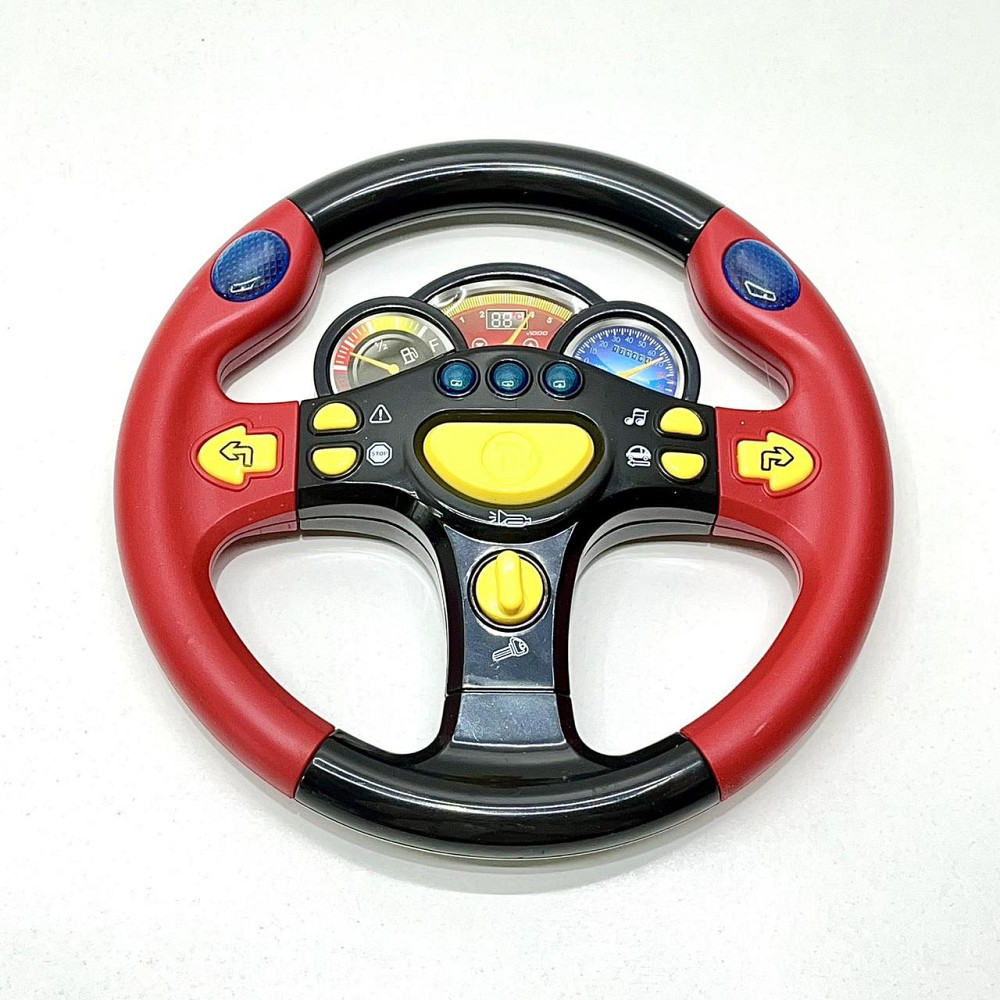 Руль музичний Limo Toy українська озвучка Червоний (7737 UK) Чернігів - фото 4