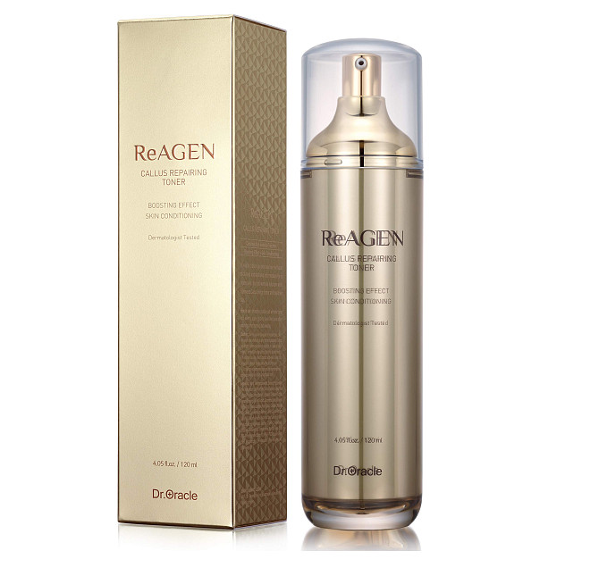 Омолаживающий тонер с пептидами и золотом ReAGEN Callus Repairing Toner Dr. Oracle 120 мл Винница - изображение 2