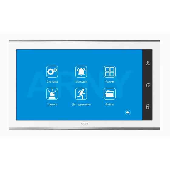 Відеодомофон 10" Arny AVD-1030 (2Mpx) PiP white IPS з детектором руху і записом відео Киев