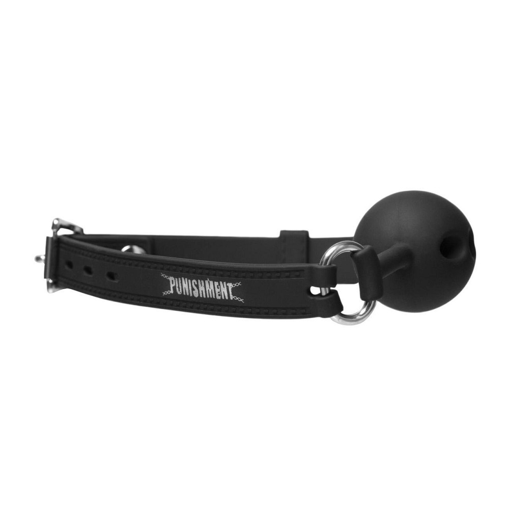 Кляп Punishment - Silicone Ball Gag - Black Sex Aura Київ - фото 2