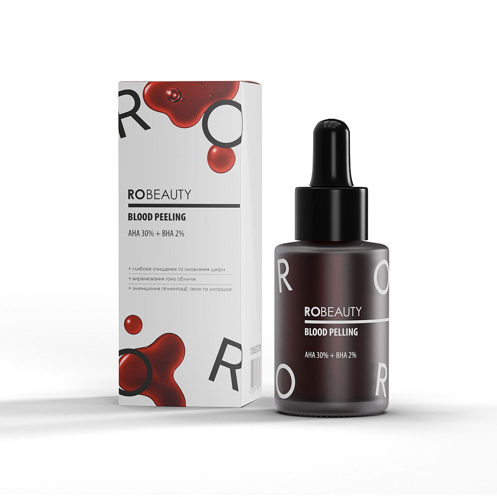 Профессиональный пилинг для лица AHA+BHA RoBeauty 30 мл Киев - изображение 4