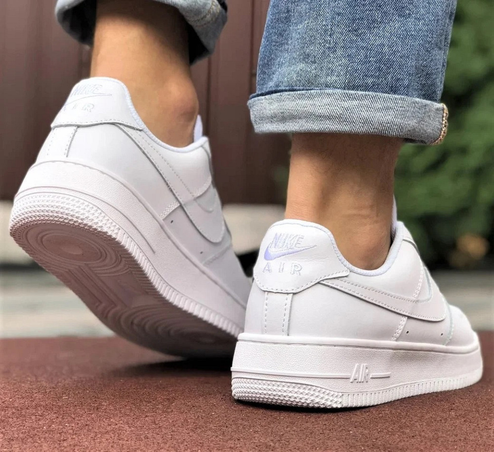 Кроссовки Nike Force Белые Женские Форсы Кожаные Найк (размеры: 36) Видео Обзор Днепр - изображение 7