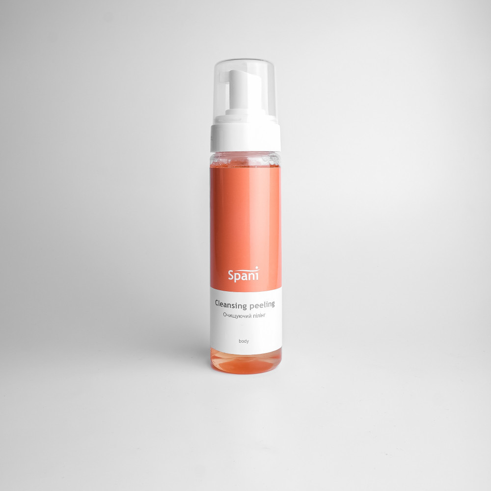 Пінка для очищення та пілінгу тіла Cleansing Peeling Spani 200 мл Київ - фото 1