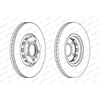 Тормозной диск FERODO DDF1707 Винница