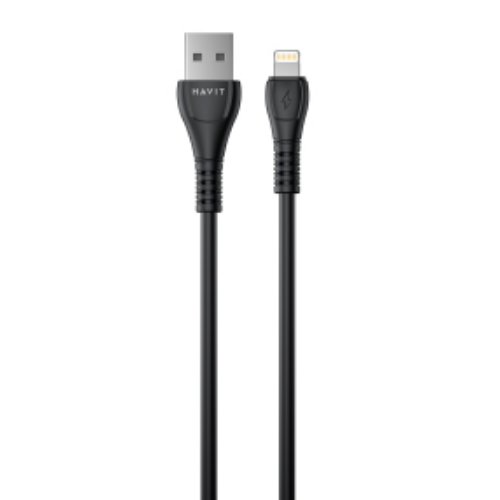 Кабель USB Lightning Havit HV-CB641C 1.8m 2,1А 1,8 м чорний Житомир - фото 1
