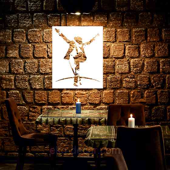 Декоративне настінне Панно «Силует чоловіка», Декор на стіну Київ