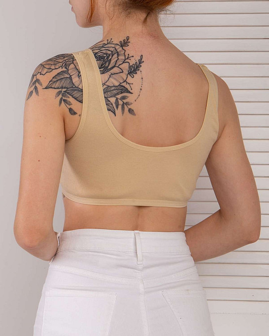 Жіночий топік Ozkan — Бежевий 0564-3 85 Київ - фото 2