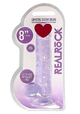 Фалоімітатор - Realrock Dildo 8" Purple Sex Aura Київ