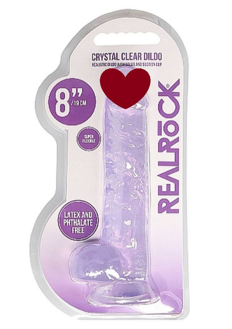 Фалоімітатор - Realrock Dildo 8" Purple Sex Aura Київ - фото 1