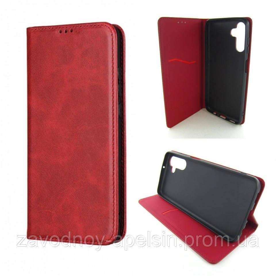 Чехол книжка Samsung A04s A047 Кожаный (красный) Одесса - изображение 1