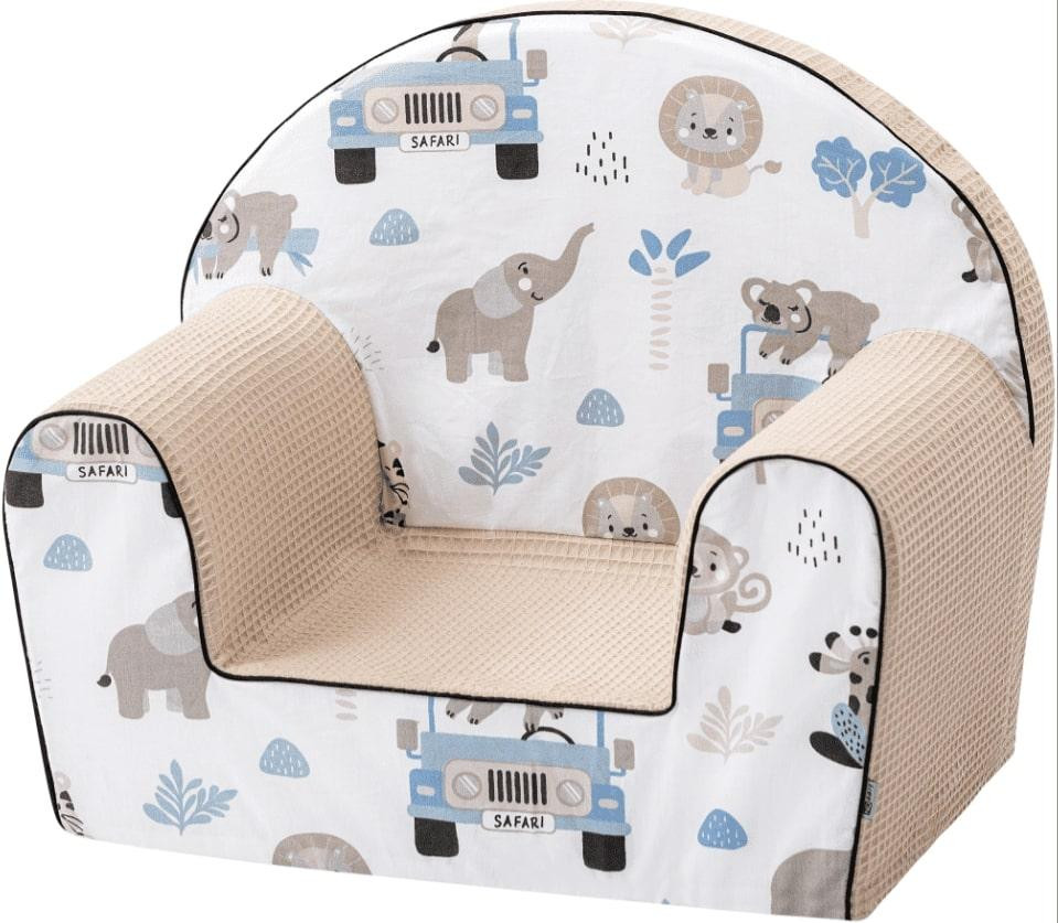 Крісло дитяче Bubaba by FreeON Safari trip, white - beige Киев - изображение 1