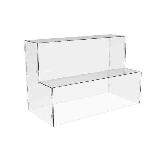 Товарна горка EKOSTAR на 2 сходи з акрилу 300x150x200 Київ