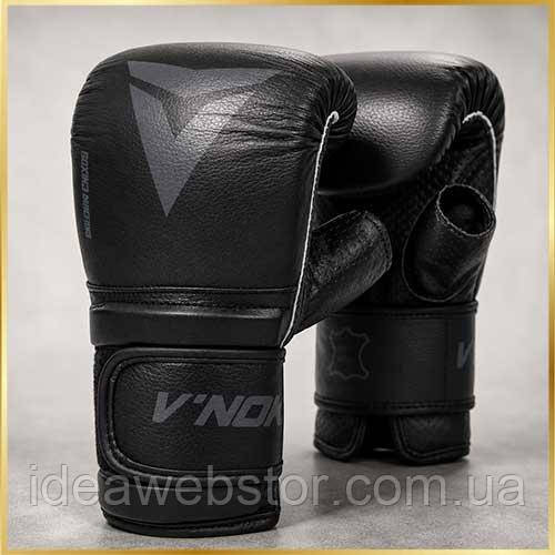 Тренировочные снарядные перчатки для бокса шингарты V`Noks Boxing Machine черные размер S/M Киев - изображение 11