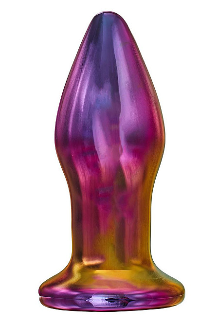 Анальная пробка с вибрацией стеклянная Dream Toys GLAMOUR GLASS PLUG Sex Aura Киев - изображение 2