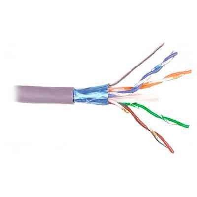 Кабель сетевой Kingda FTP 305м, cat 5e, CU, 4 pairs, 24AWG, LSZH, violet (KDFT8004-LSZH) Винница