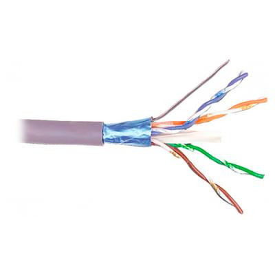 Кабель мережевий Kingda FTP 305м, cat 5e, CU, 4 pairs, 24AWG, LSZH, violet (KDFT8004-LSZH) Вінниця - фото 1