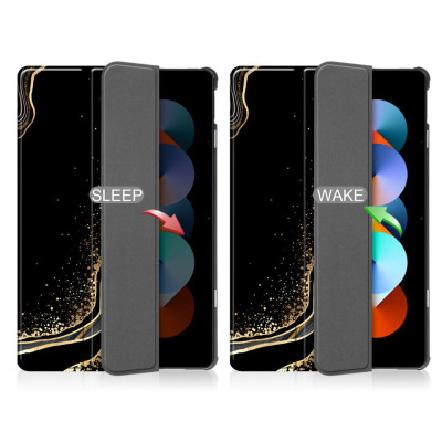 Чохол до планшета BeCover Smart Case Apple iPad Air 11" M2 2024 Black Abstraction (711598) Вінниця - фото 6