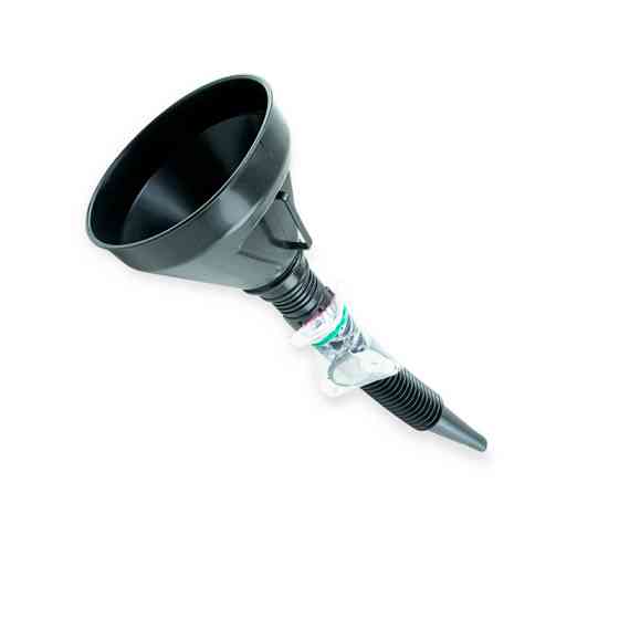 Лійка палива пластик пряма гнучка кругла з сіткою dk для Мукачево